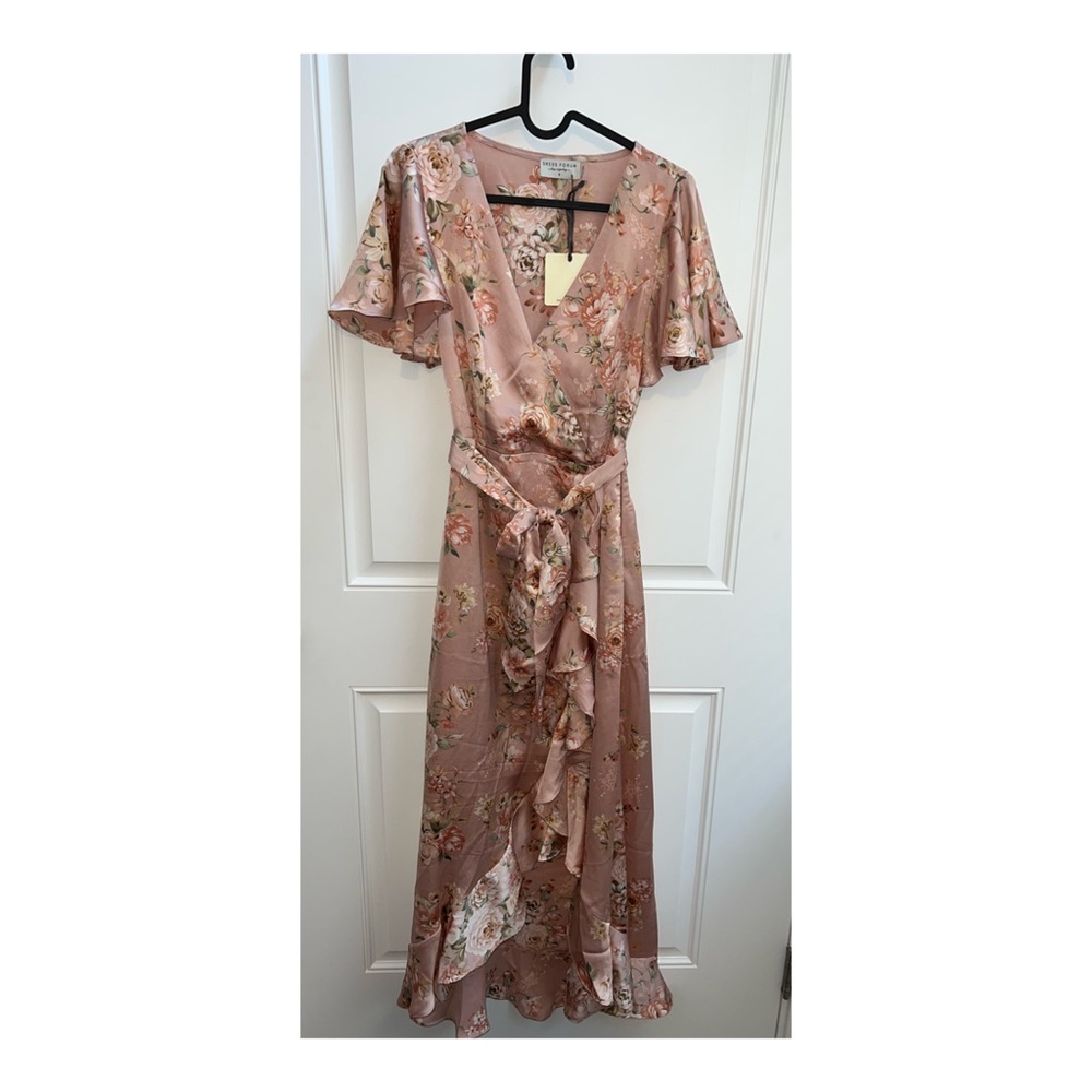 Jessakae pink satin dress